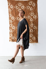 The Wren Tunic - Charcoal