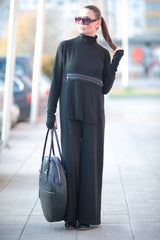 Cotton Turtleneck Jumpsuit OLIVIA