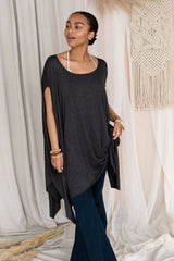 The Wren Tunic - Charcoal