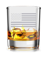 American Flag Whiskey Glass