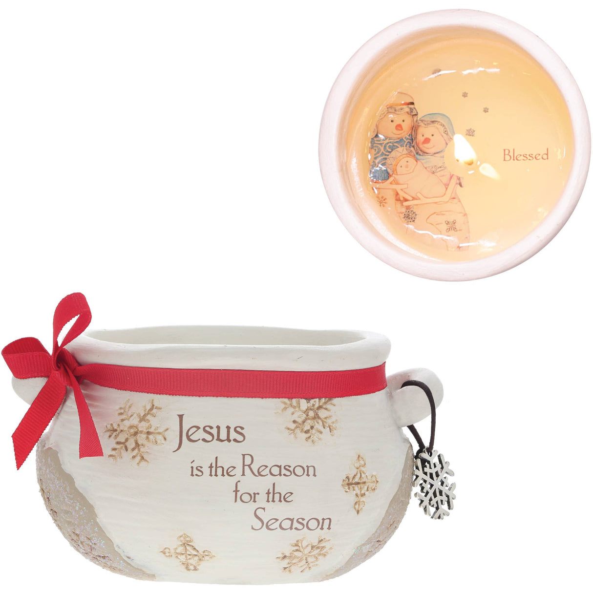 Jesus - 9 oz - 100% Soy Wax Reveal Candle
Scent: Winter Snow