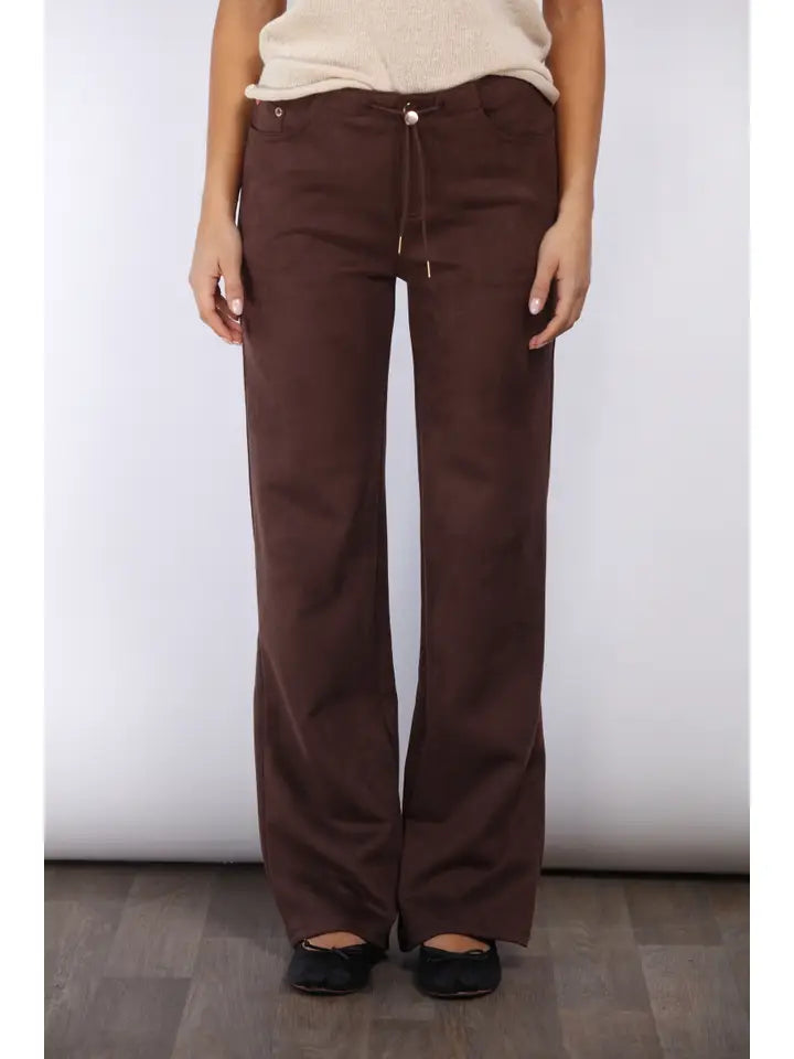 66145 Suede Shell Straight Leg