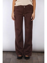 66145 Suede Shell Straight Leg