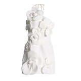 DR575Y Elegant 3D Floral Tube Top Short Summer Dress