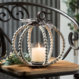 HN324 PUMPKIN TEALIGHT HOLDER Set/2