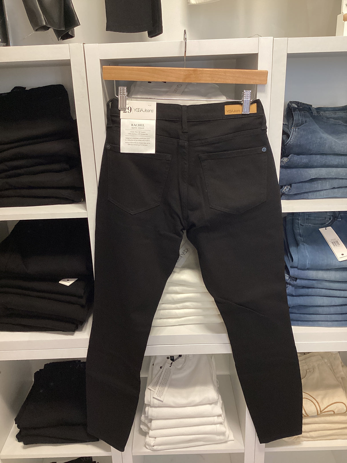 2008BK-R30.IB-Black-All Yoga Jeans (Save 25% OFF)