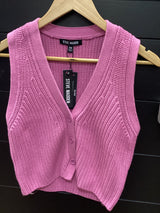 BP106845 LILO SWEATER VEST CROCUS