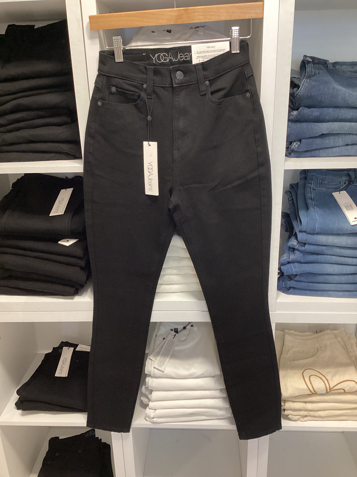 1963BK-R30.I-Black-All Yoga Jeans (Save 25% OFF)