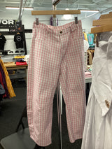 IP200984-03 - Gingham Barrel Pants