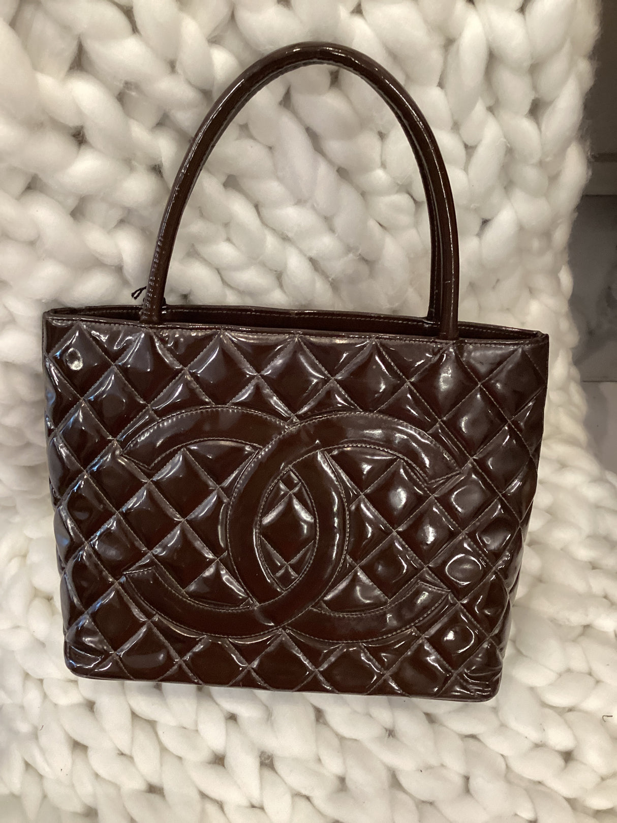 Chanel Black Caviar Medallion Tote