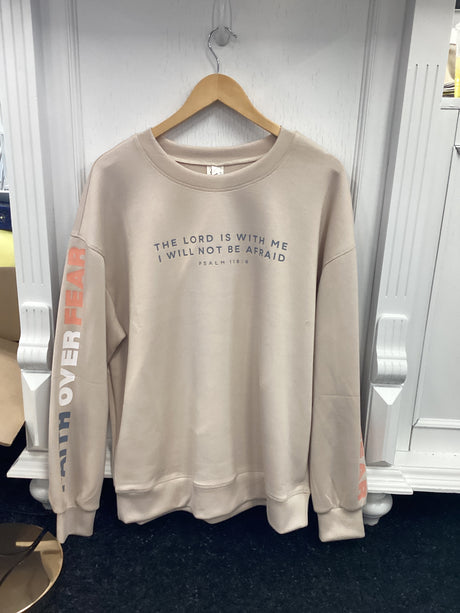 TPPT1007U Faith Over Fear Sweatshirt