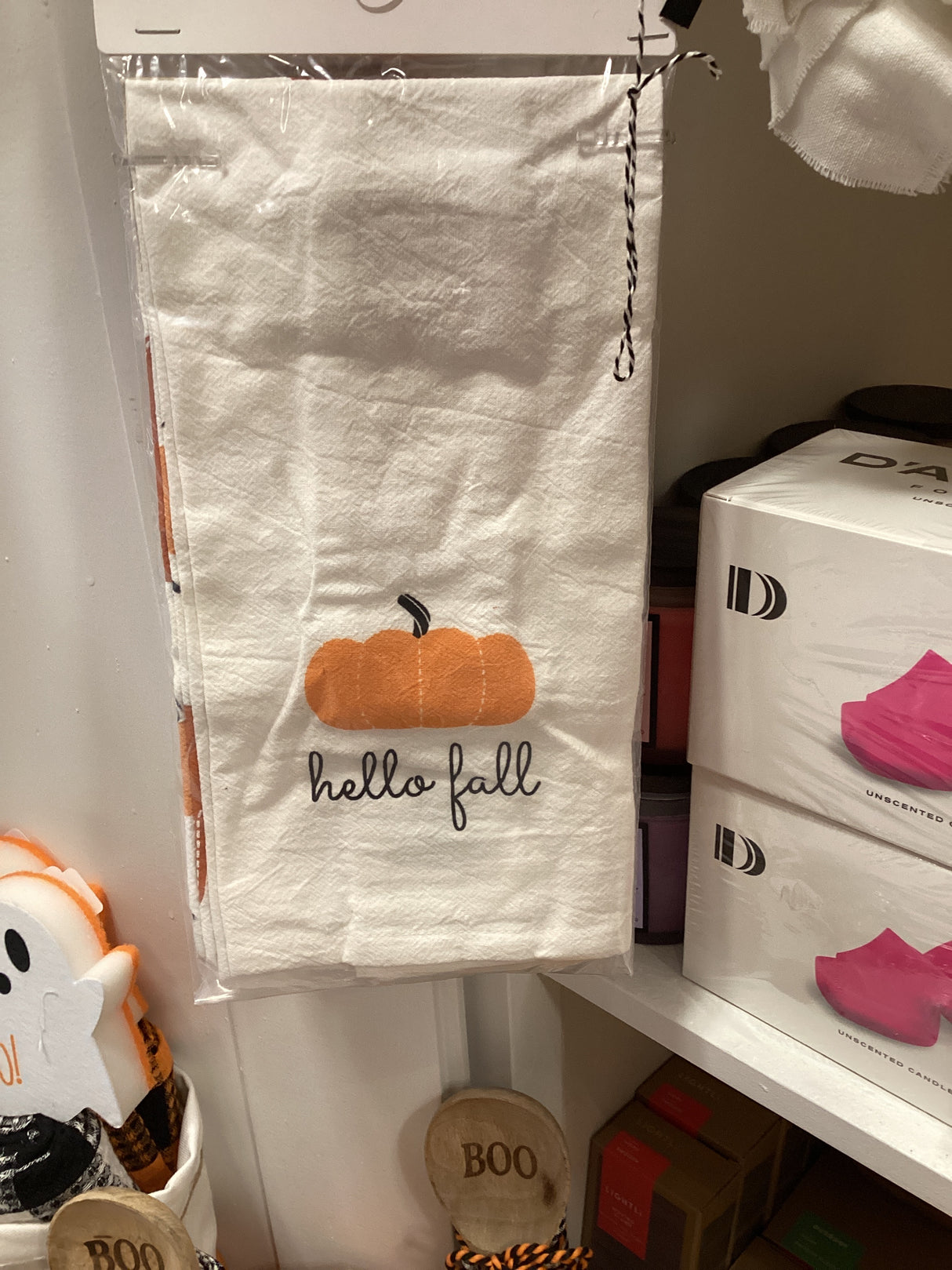 60272 Tea Towel Fall/Pmpkn