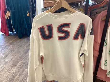 S15417 USA Flag Sweatshirt