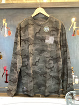 CV5003 Under God L/S Tee-Black Camo by Howitzer