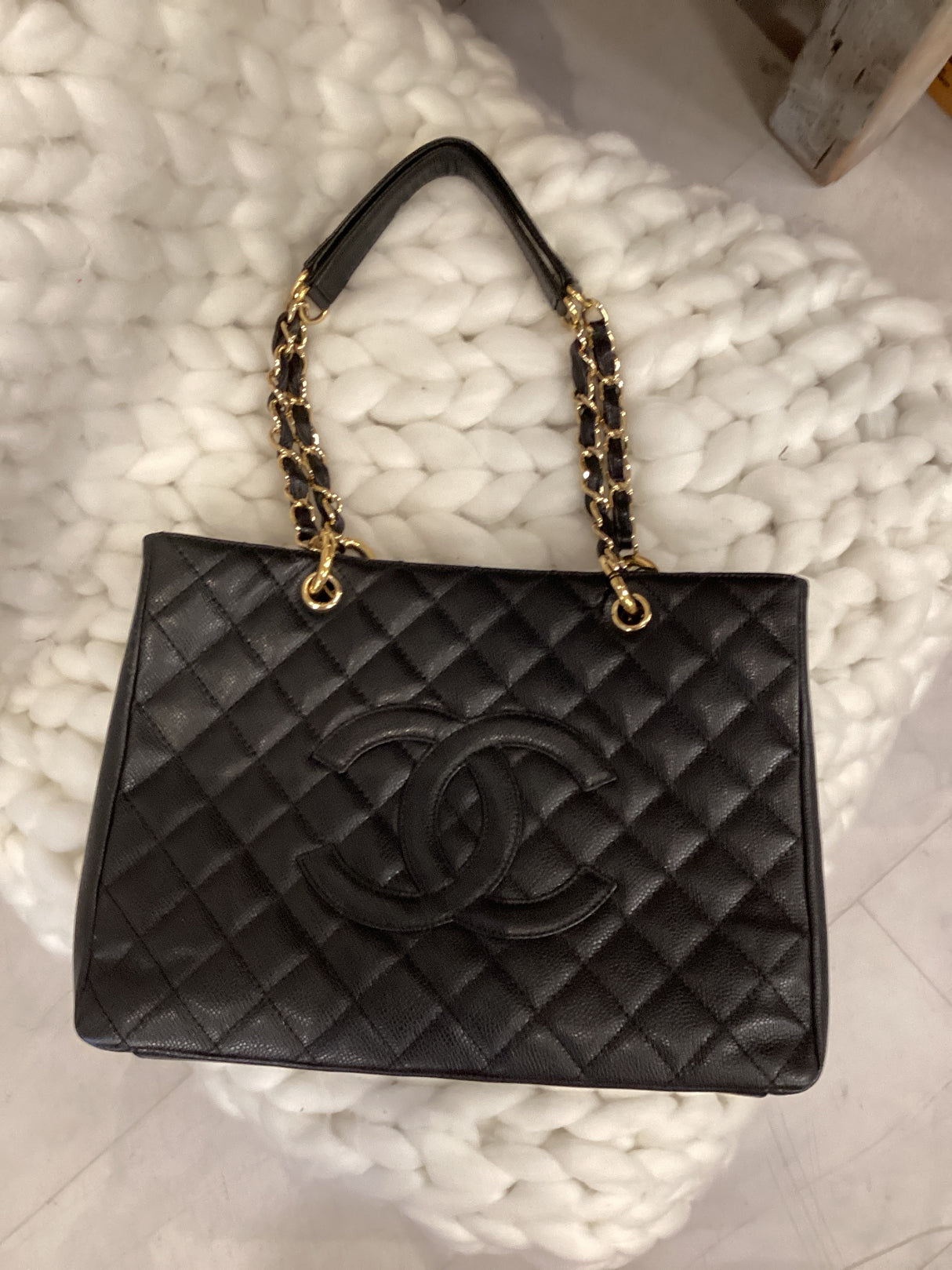 Chanel Black Caviar Tote