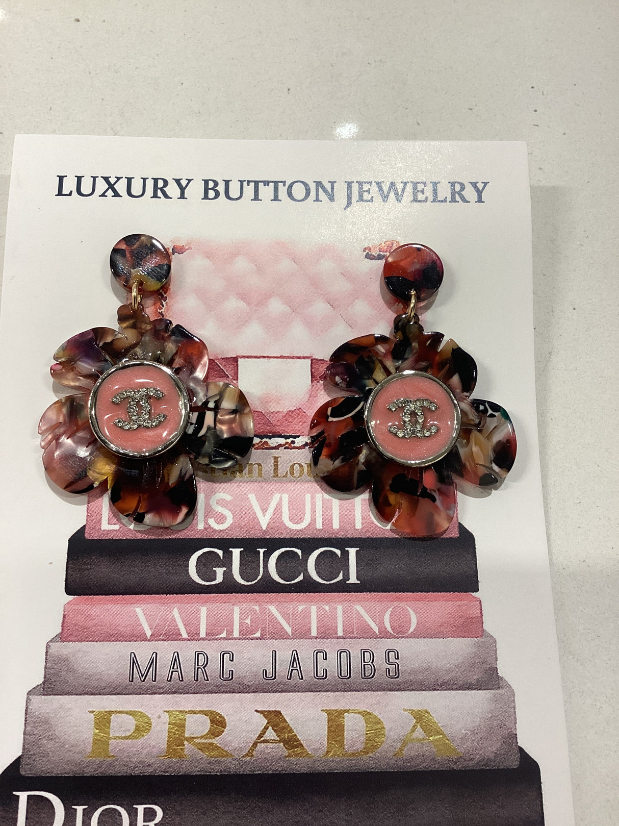 23I Pink Earrings
