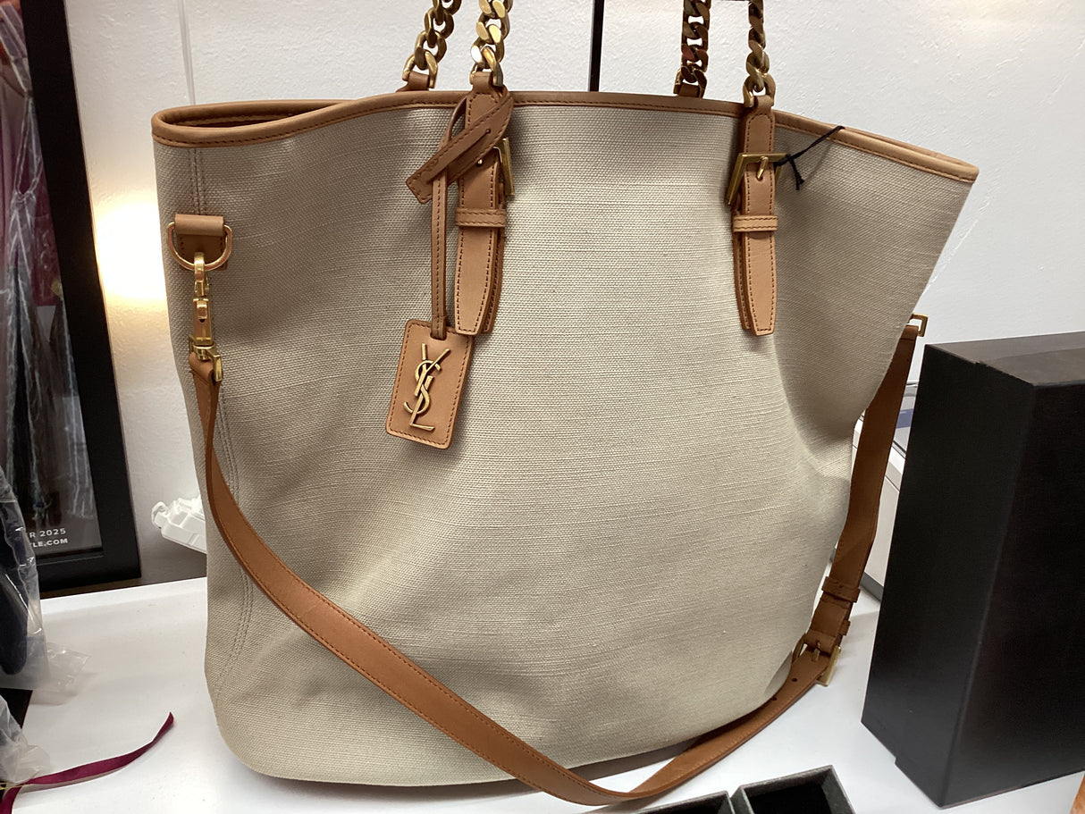Beige Canvas Bag