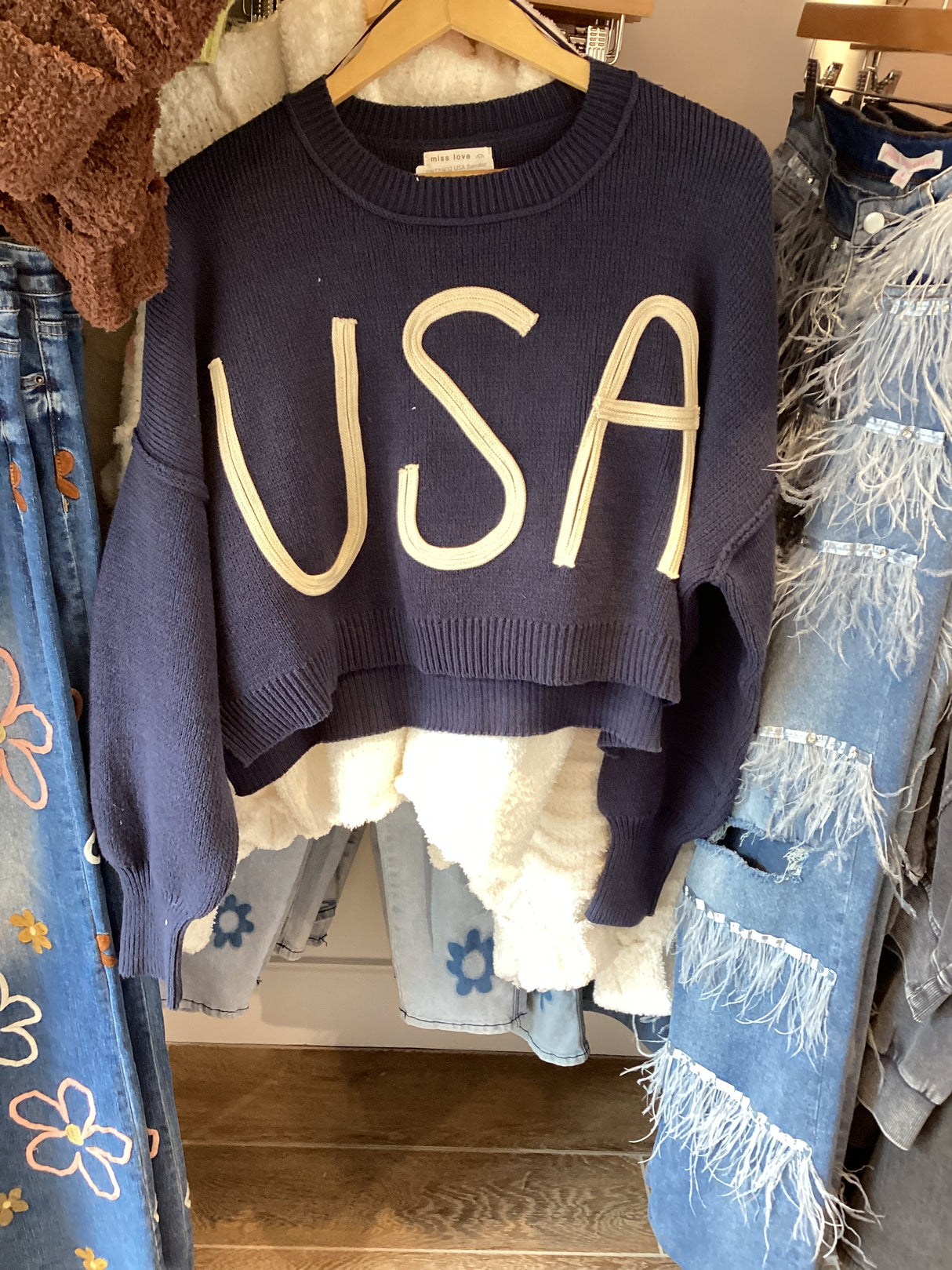 SWT70632 USA Sweater