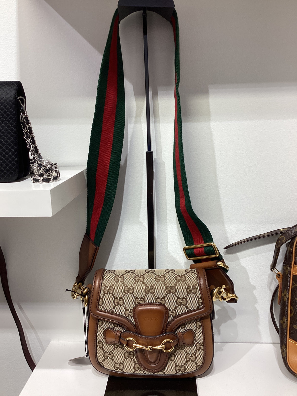 9277731 Gucci GG Canvas Shoulder Bag