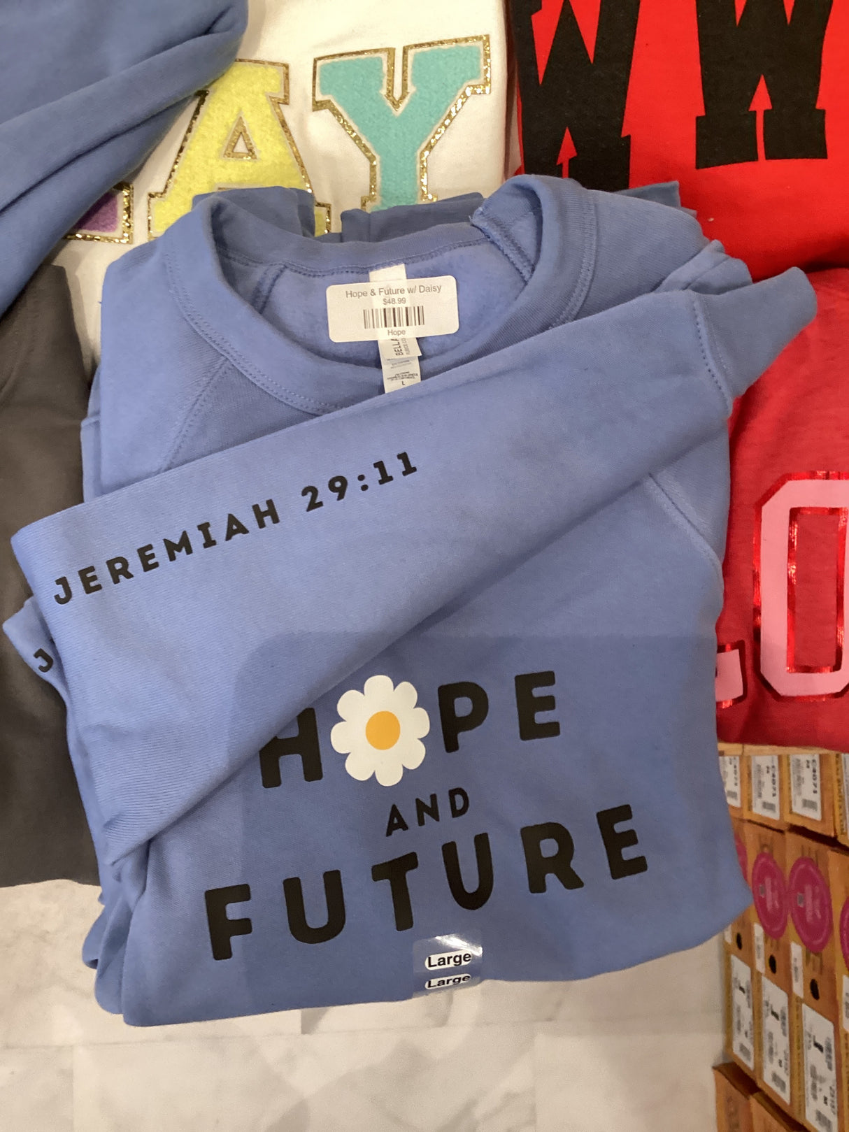 16SRSU SAVIOR "Hope & Future" w/ Daisy Sweatshirt