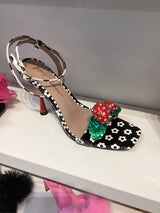 Addison Blk/Wht Strawberry Shoes