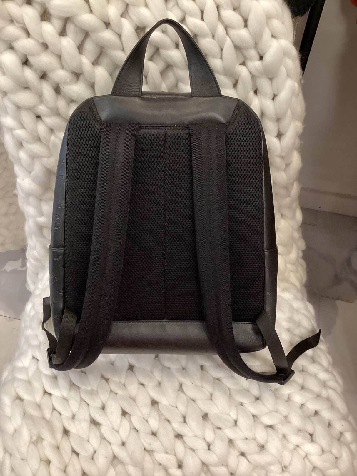 LV Black Backpack