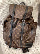 LV Canvas Backpack