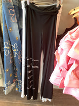 FRC-2727-BLK PALAZZO PANT