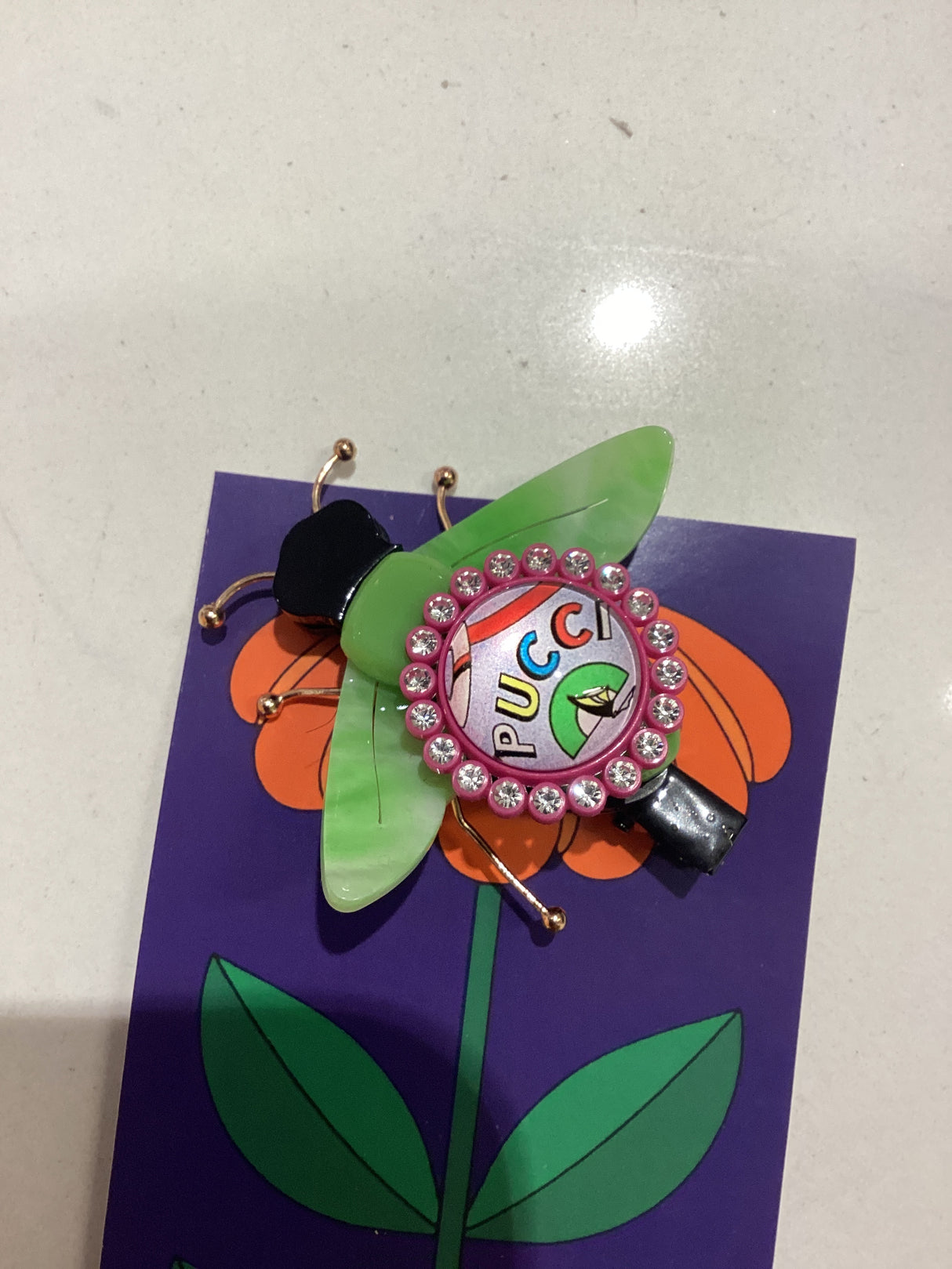 24K BUG HAIR CLIP