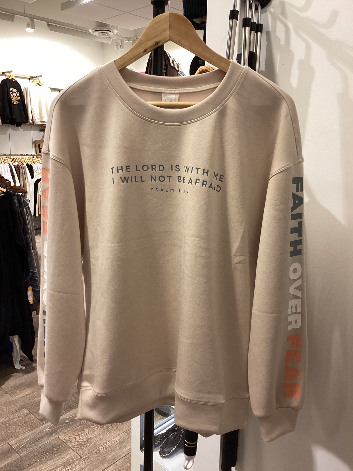TPPT1007U Faith Over Fear Sweatshirt