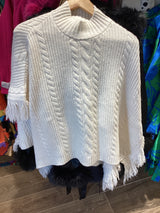 422754 Poncho Fringe