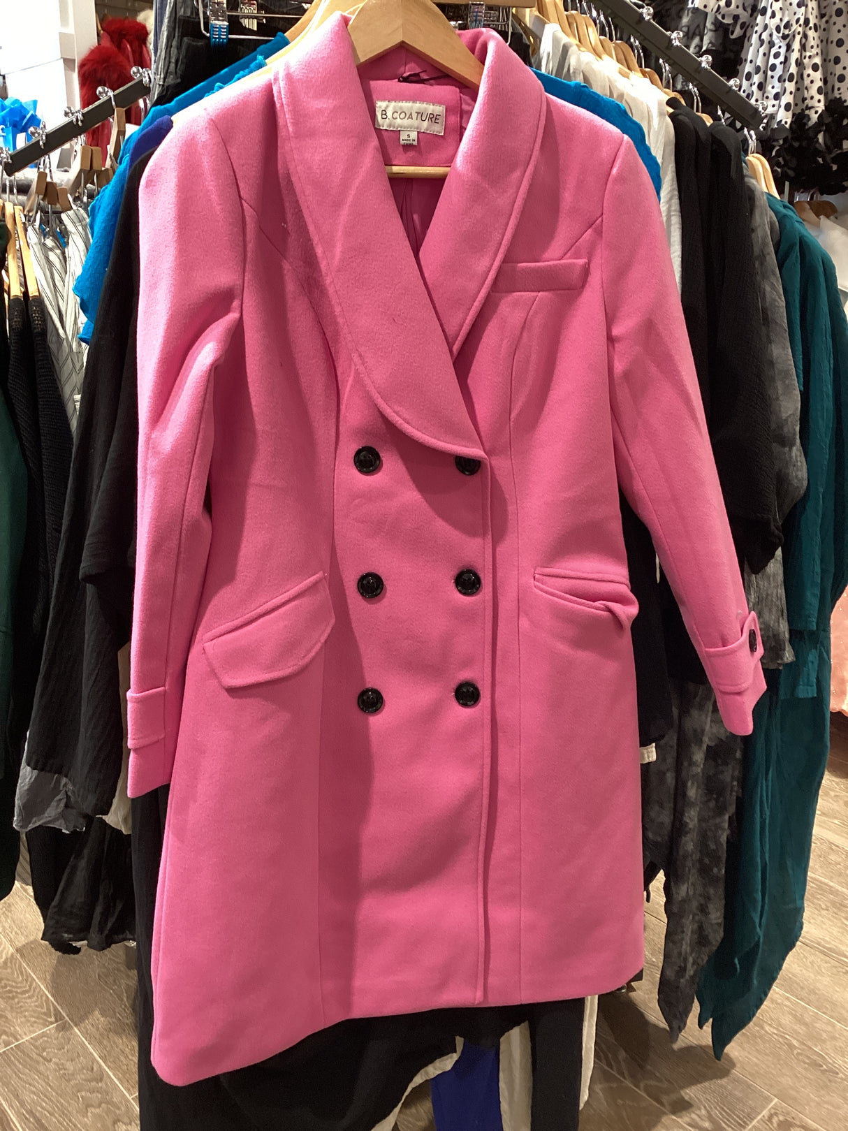 WB452L2 Dble Breasted Wool Coat