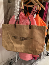 Jute Tote Bag-Hope