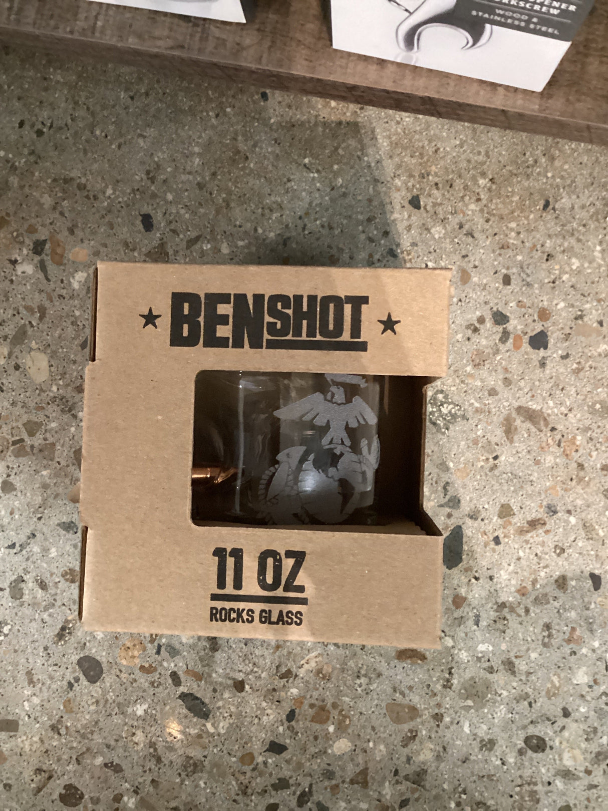 Ben Shot Rock Glass-Marines