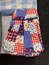 IKS300552-02 Gingham Skort