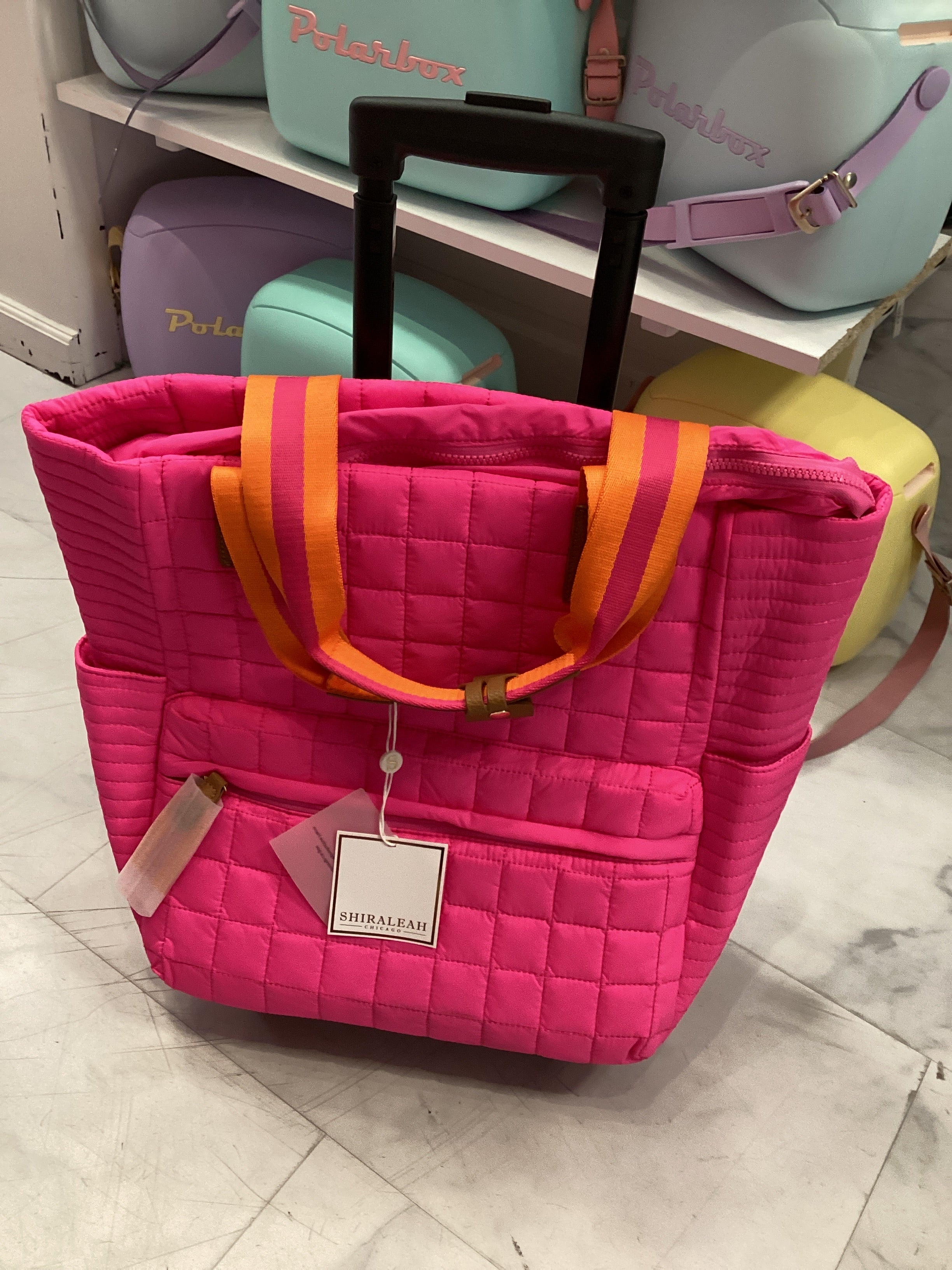 Shiraleah Chicago Ezra Rolling Tote - Thumbnail 5