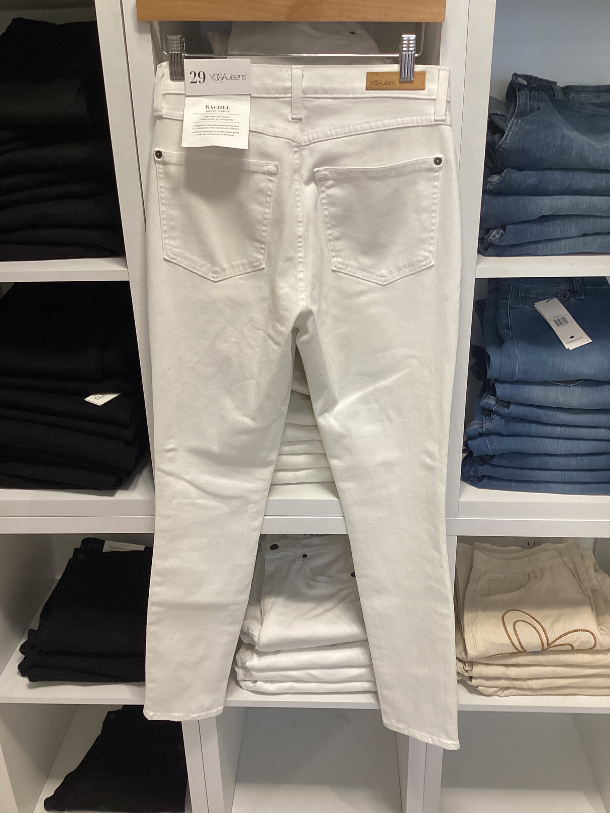 1956WH-R30-White-All Yoga Jeans (Save 25% OFF)