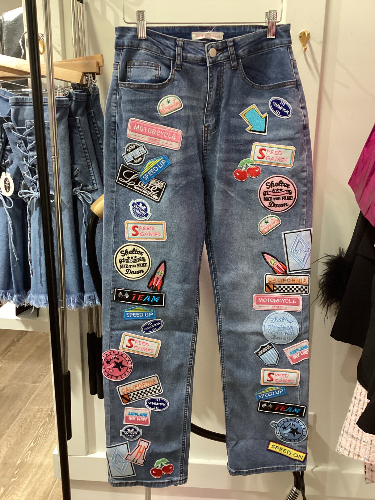 HDP33403ME PATCHES DENIM PANT