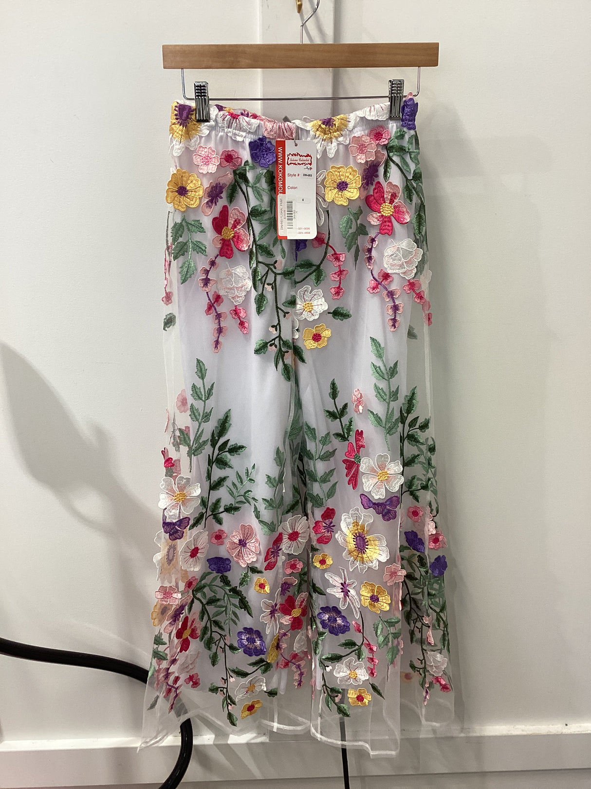 DIN-003 FLORAL PANT