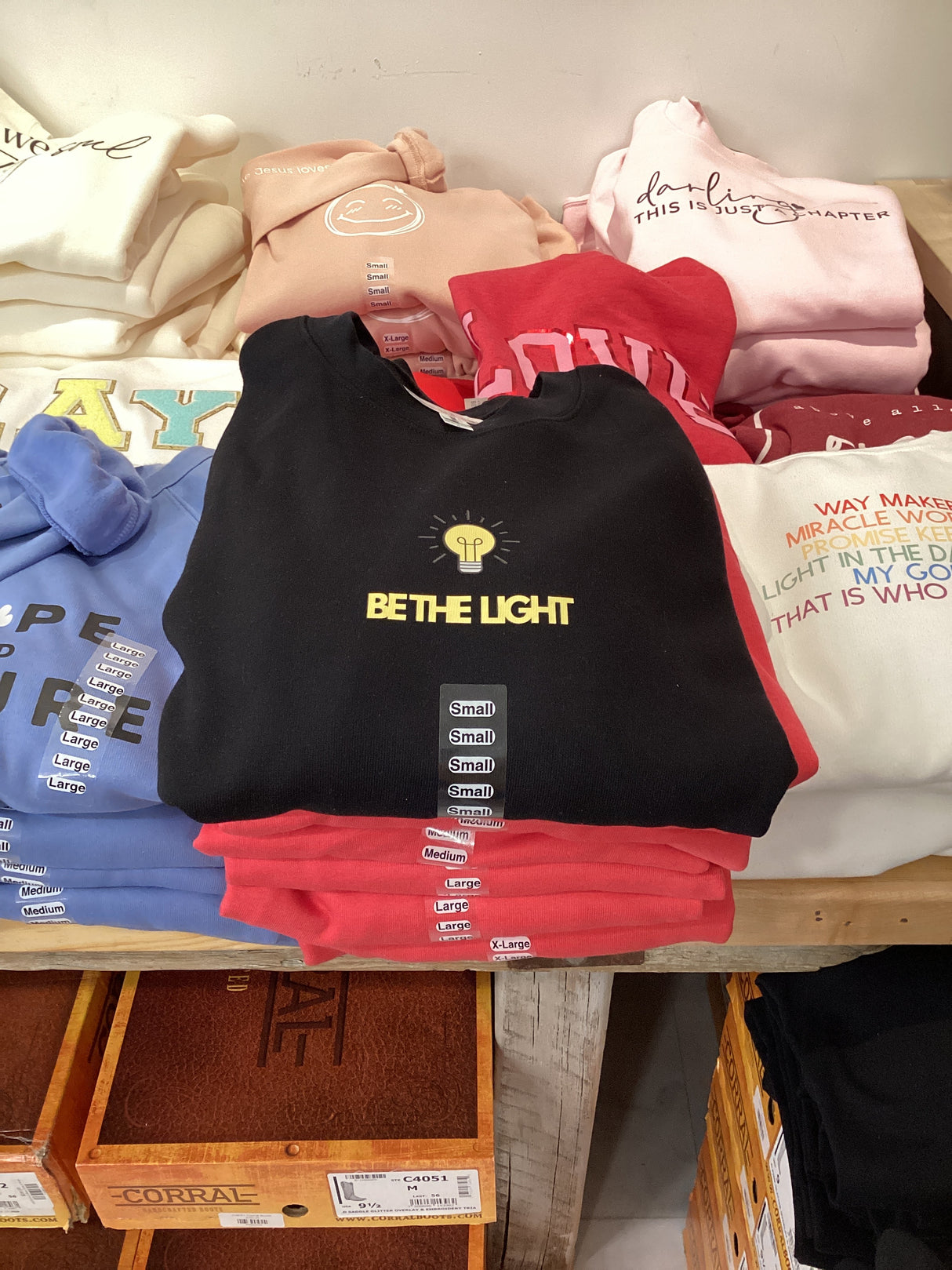 27SRSU SAVIOR "Be the Light" Black Sweatshirt