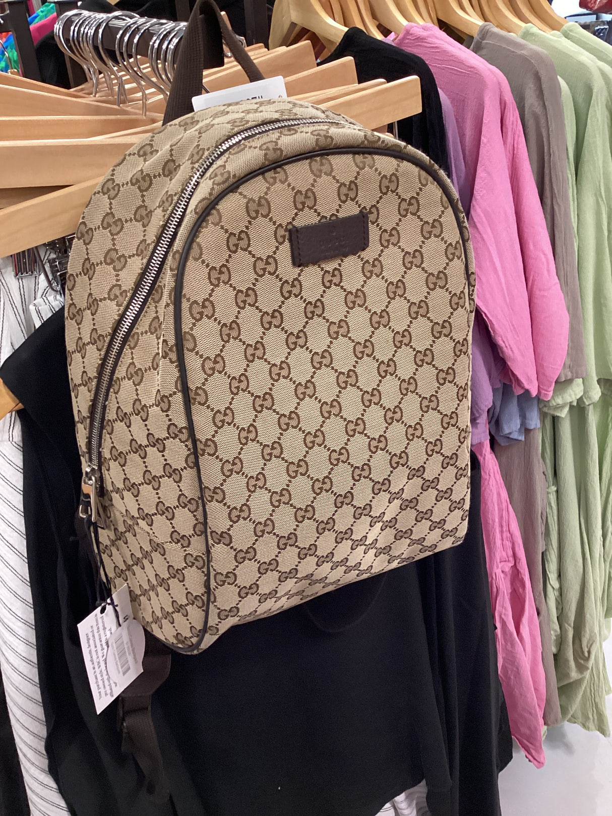 Gucci Canvas Backpack