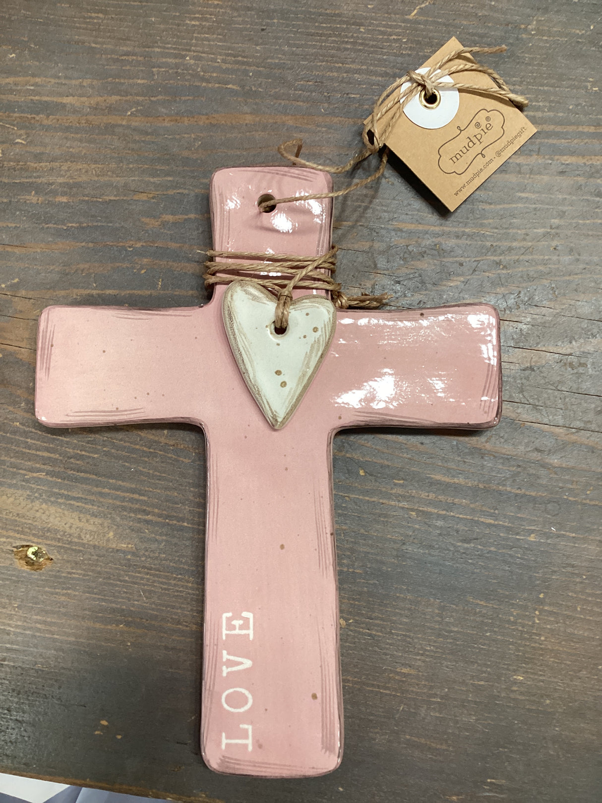 Love Stoneware Cross