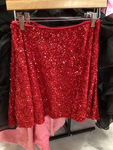 SY7744 Sequin Flare Skirt