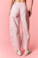 IP200984-03 - Gingham Barrel Pants