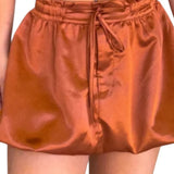 GP6830 Red BUBBLE HEM SKORT