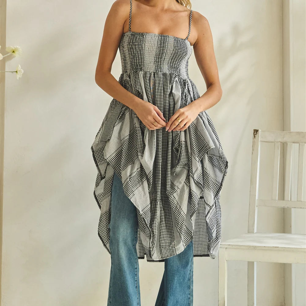 BD1180 - Gingham Dress