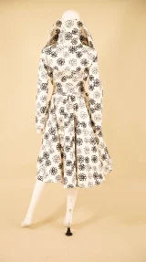 F25015 High-Low Coat Dress