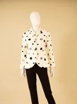 F26029 Dots Jkt w/ Pocket
