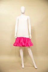 S23031  Ruffle Hem Dress