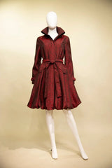 11666 - MERLOT Coat Dress